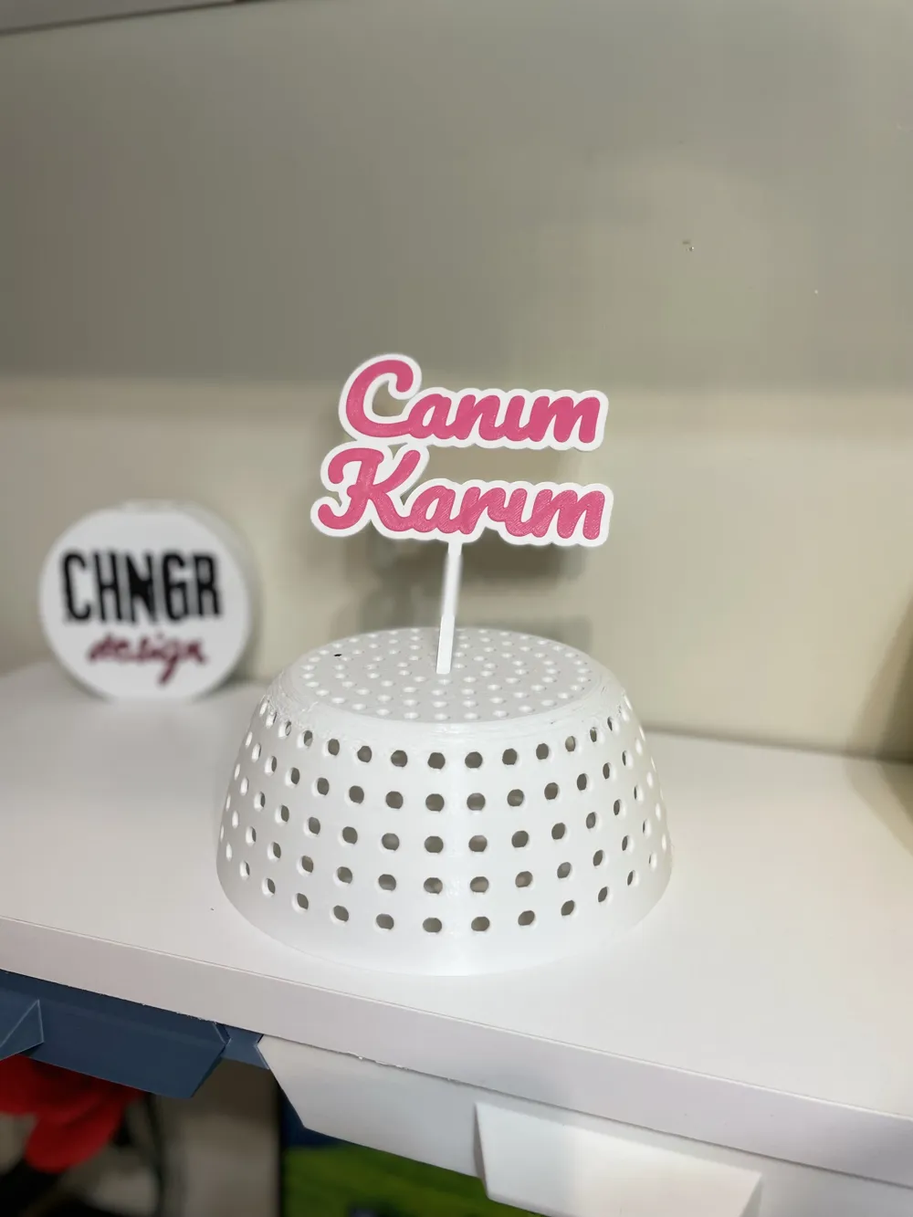 Multicolor Cake Topper Stand - Spouse Set - Free 3D Print Model ...