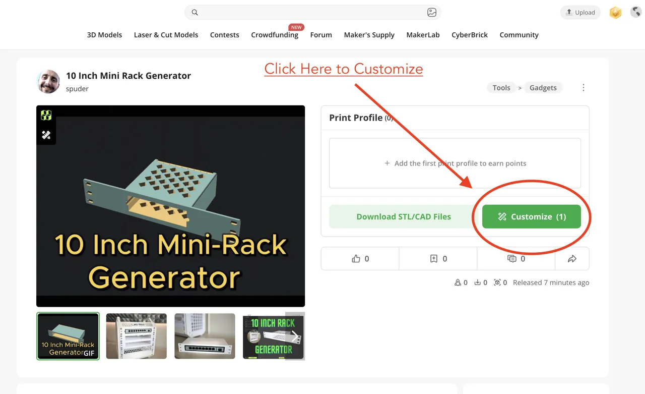 10 Inch Mini Rack Generator view 2