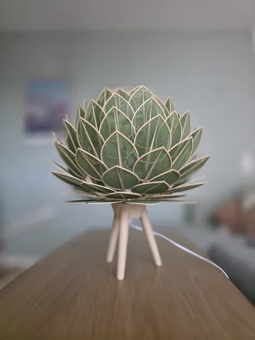 Lush Leaf Lamp (pendant or standing) view 2
