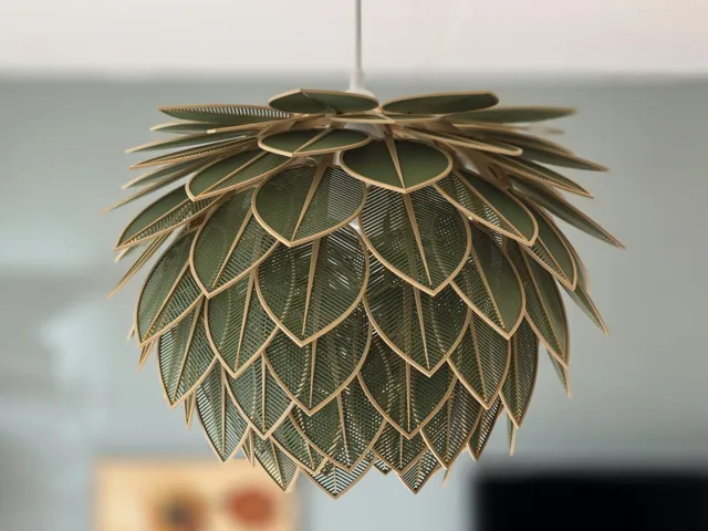 Lush Leaf Lamp (pendant or standing)
