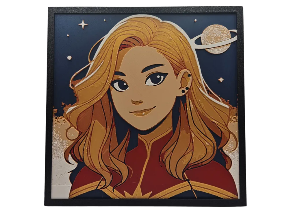 Captain Marvel aka Carol Danvers (Marvel hueforge)