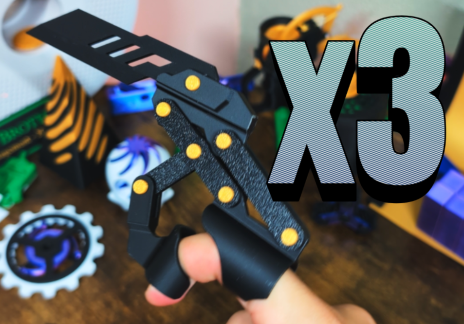 Miniatura 3 do modelo 3D Extendable Finger Mantis Claws