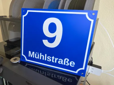 Parametric House Number Generator