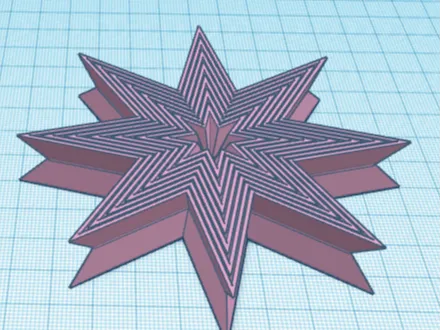 Etoile fidget inversee