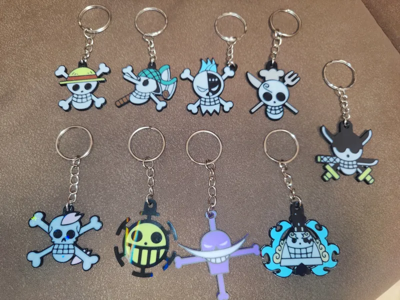 Recopilacion de llaveros de one piece