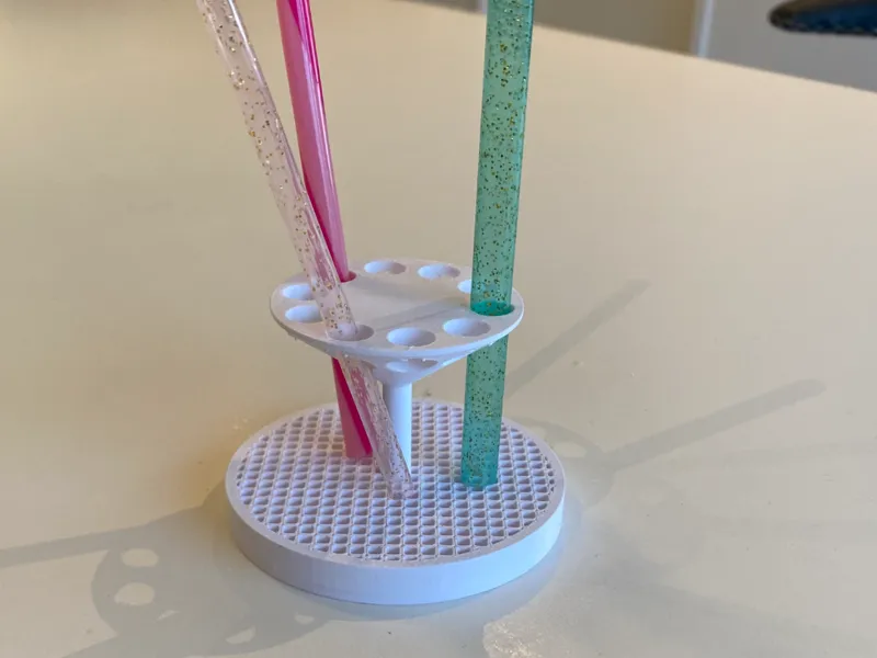 Straw dryer station