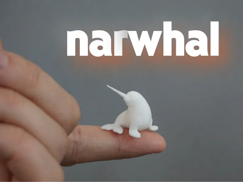 mini narwhal (from 13min, sizes vary)