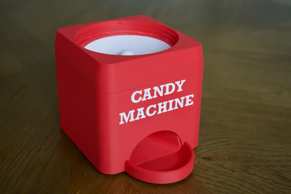 The Ultimate Candy Machine | Jackpot M&M Dispenser - Free 3D Print ...