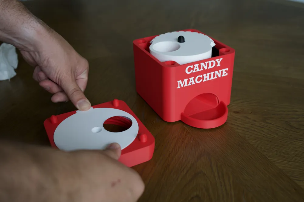 The Ultimate Candy Machine | Jackpot M&M Dispenser - Free 3D Print ...