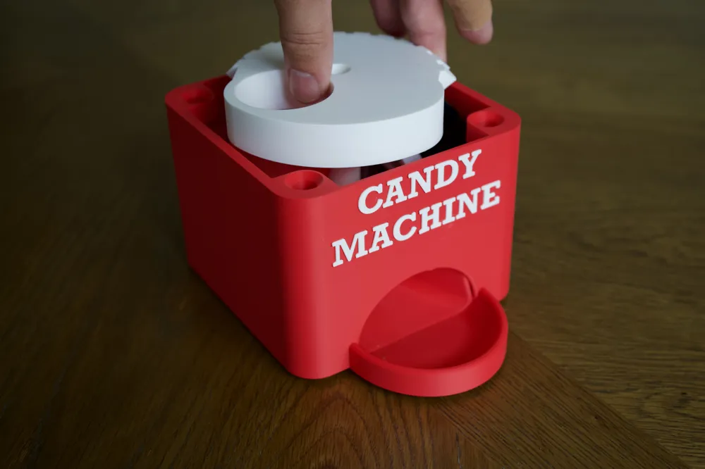 The Ultimate Candy Machine | Jackpot M&M Dispenser - Free 3D Print ...