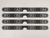 Labels for 4 AMS (A - B - C - D)