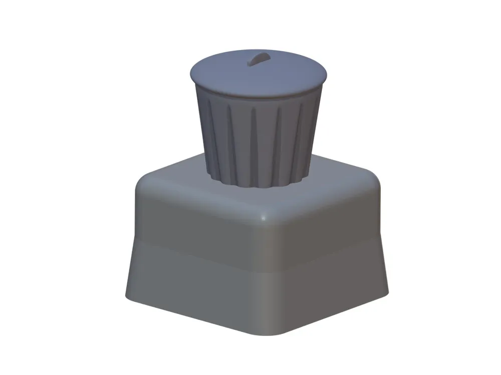 trash bin delete keycap by Pera MakerWorld