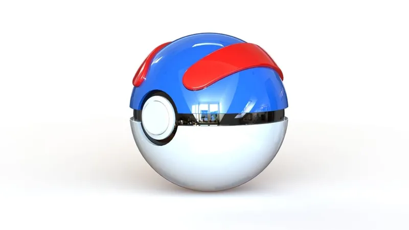 Great Ball - Fully Functional Pokeball with Button and Hinge by McFozzie on Thingiverse