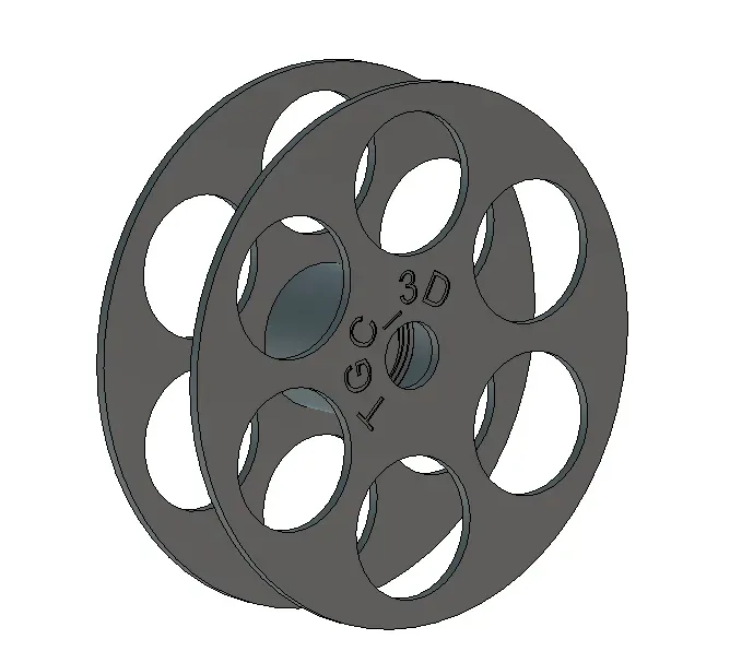Small adapter Spool 300gr Bambulab AMS Azurefilm and Sunlu