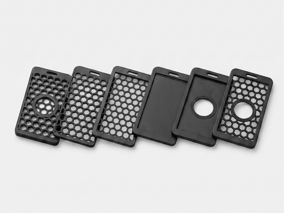 ID Card Holder – Open, Closed, Hex, Clean & AirTag