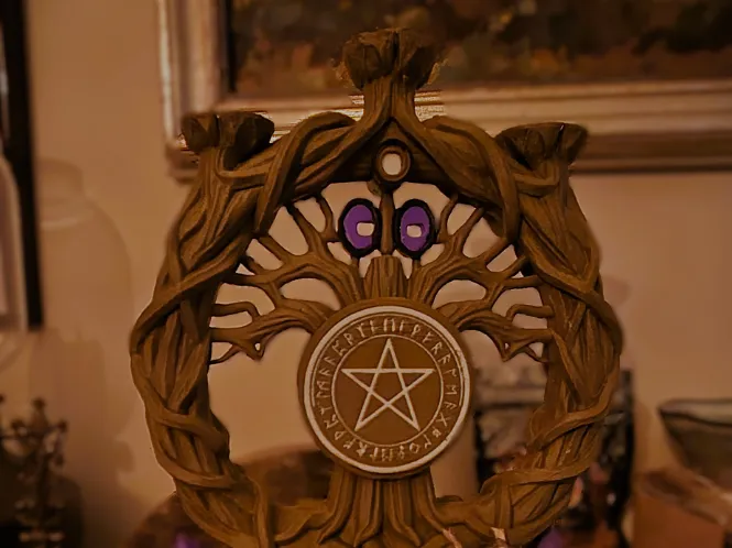 Wicca Altarschmuck / Kerzenständer
