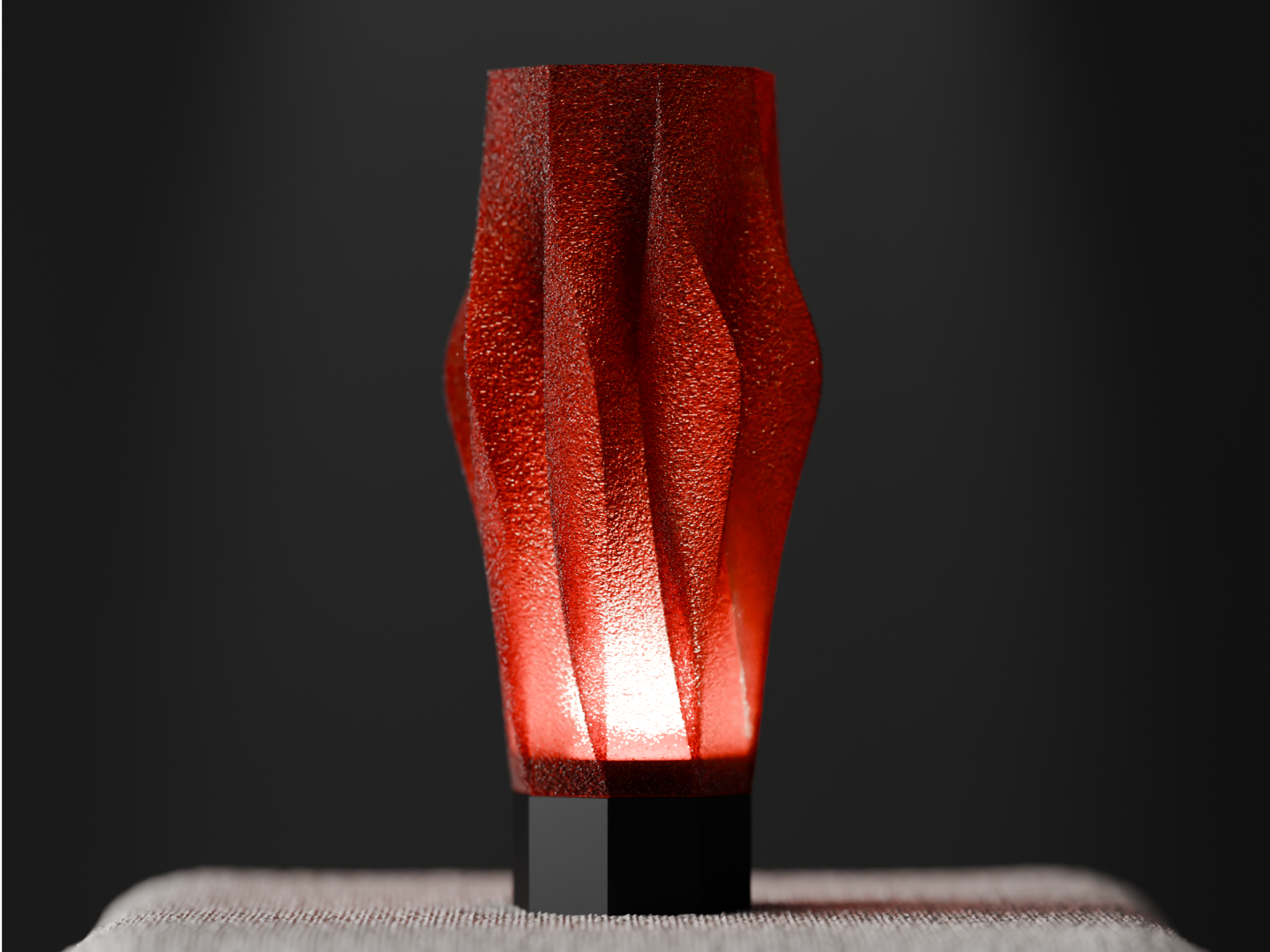 Elegant Finned Lamp. Bambu Lamp Kit. MH001