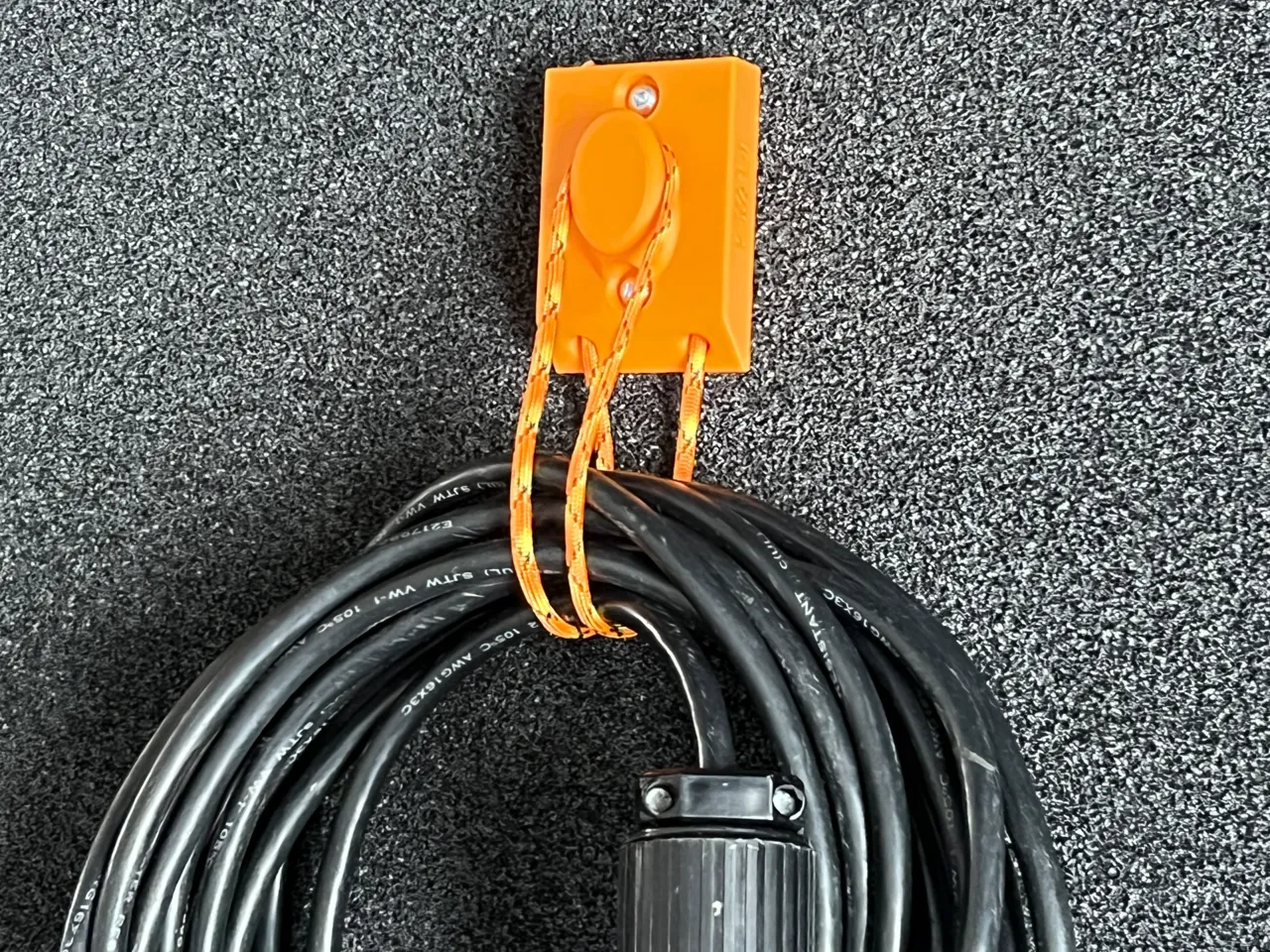 Wall mount Hanger - Holder / Storage Rope Padeye view 3