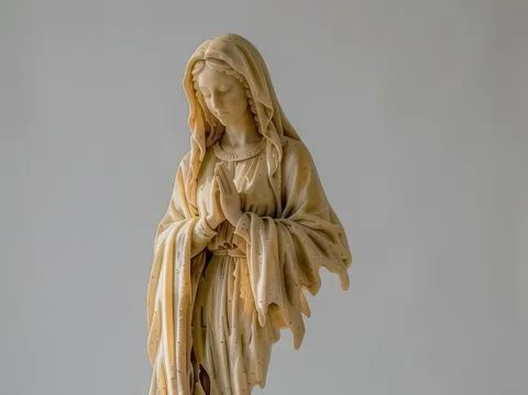 Figura decorativa: Virgin Mary — referencia de MakerWorld