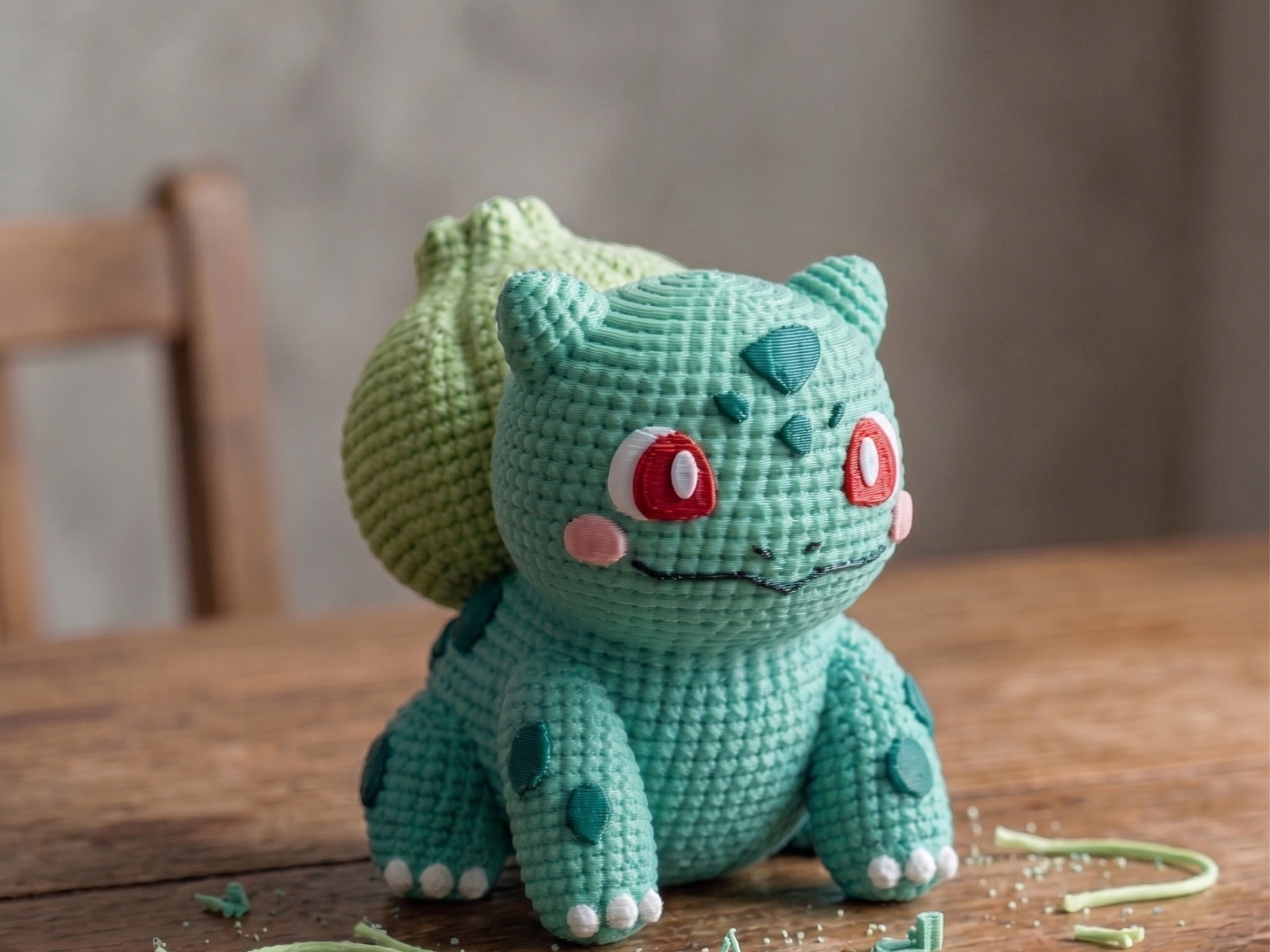Bulbasaur Crochet Style Figure