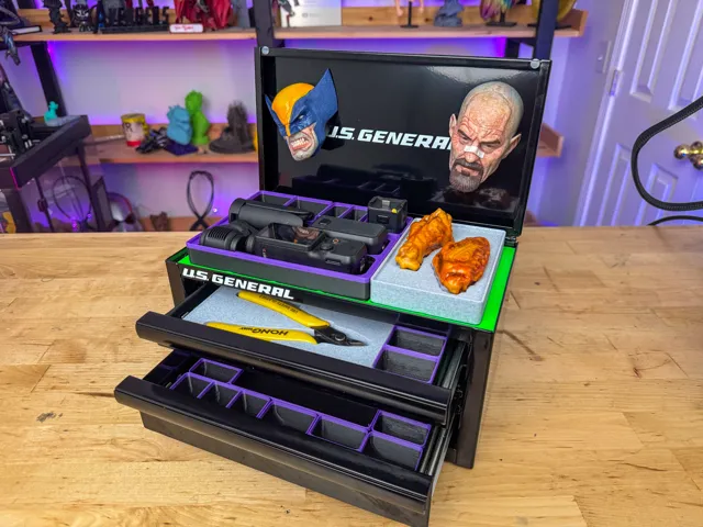 Gridfinity - Harbor Freight Mini Toolbox