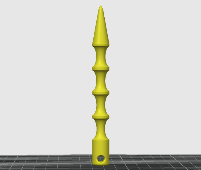 Miniatura 2 do modelo 3D Kubotan Spitz