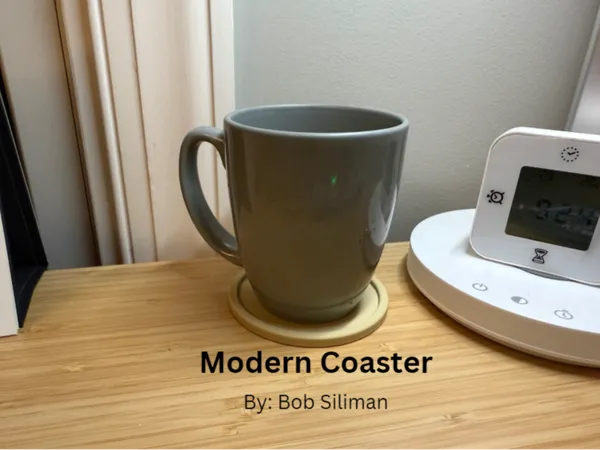 Dessous de verre moderne et minimaliste
