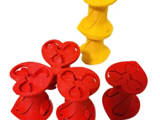 heart interlock spiral fidget
