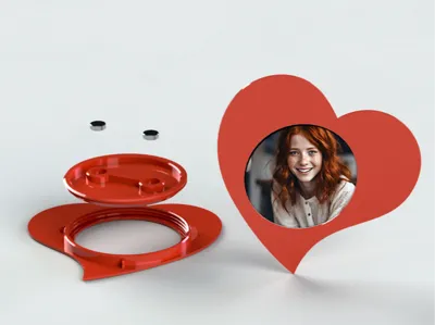 Heart-Magnetic-Photoframe