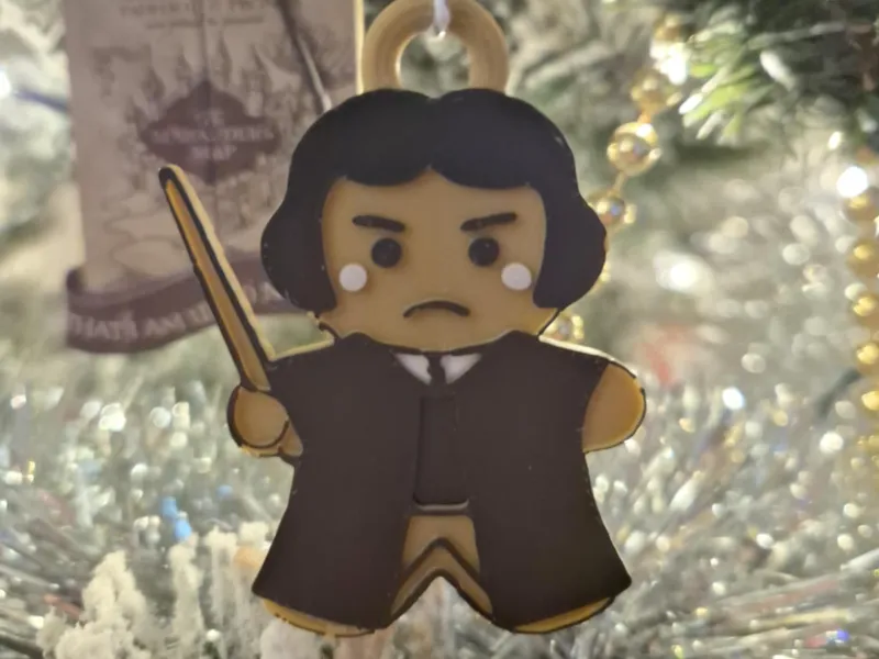 Severus Snape Gingerbread Christmas Ornament 