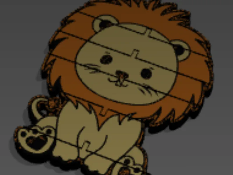 Cute lion