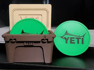 Yeti Marlin colored cooler 