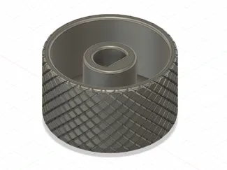 Knurled volume knob for Yamaha P-155