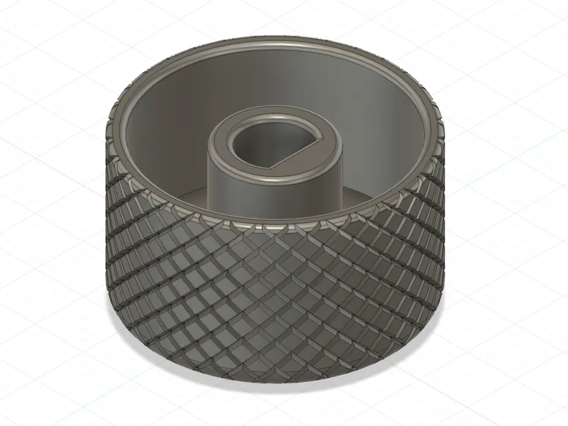 Knurled volume knob for Yamaha P-155