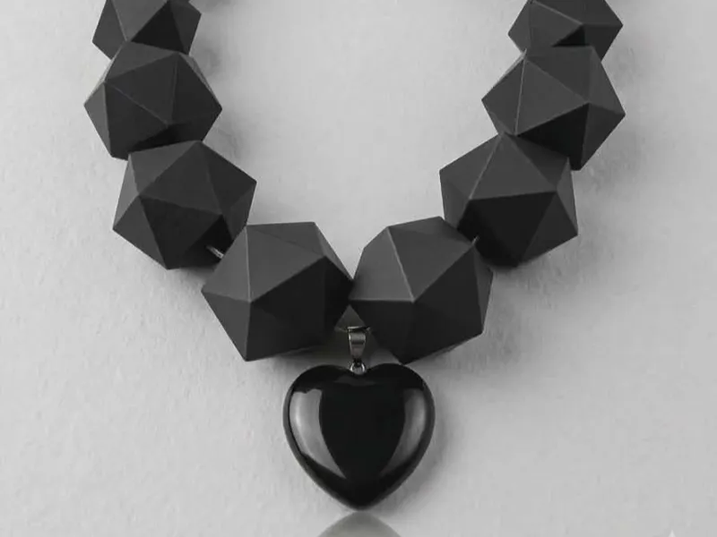 3D printable icosagon necklace
