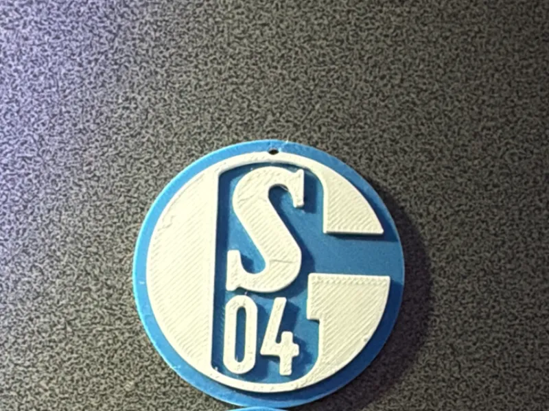 SV Schalke04 Weiß keychain