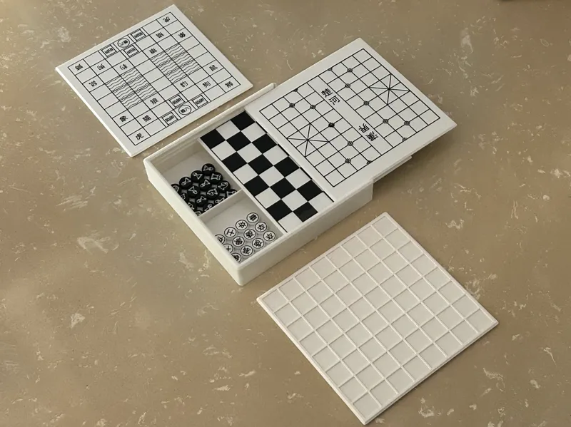 多合一棋mini（中国象棋+斗兽棋+国际象棋+国际跳棋+黑白棋，无需AMS）
