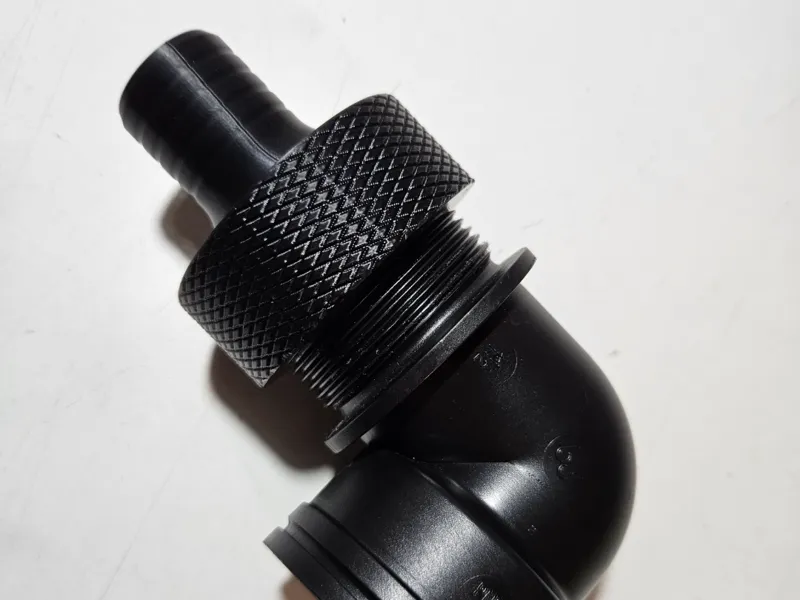 1" 1/2 hose connector with 27mm diameter