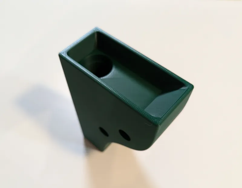 Holder for fuel nozzle for bobby car
