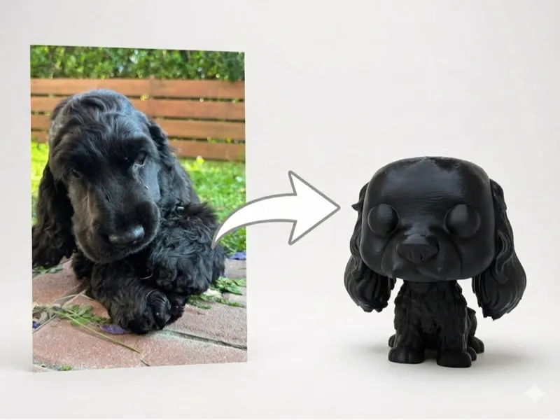 Cocker Spaniel Funko Pop – keychain and not
