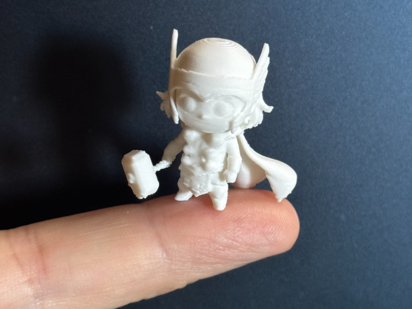 Mini Chibi Thor Inspired Hero – Cute Pocket Figure