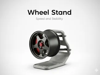Car Wheel Headphones Stand