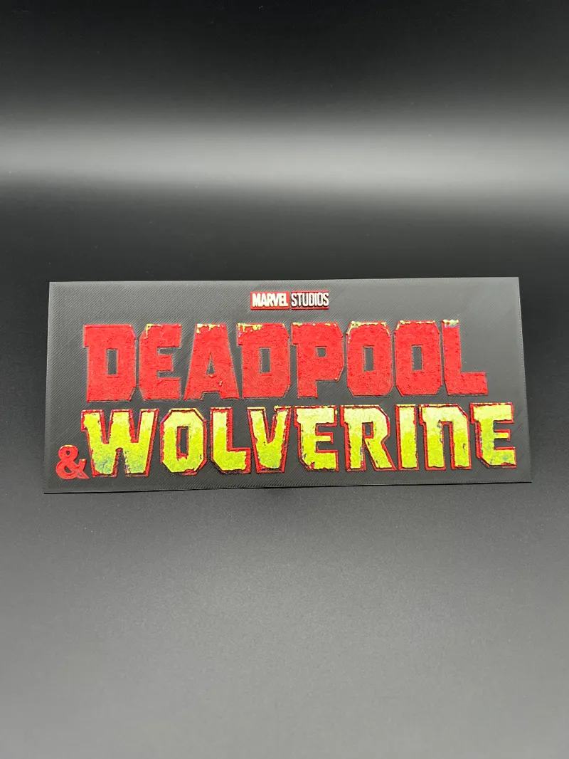 Deadpool&Wolverine Hueforge - 5 Color