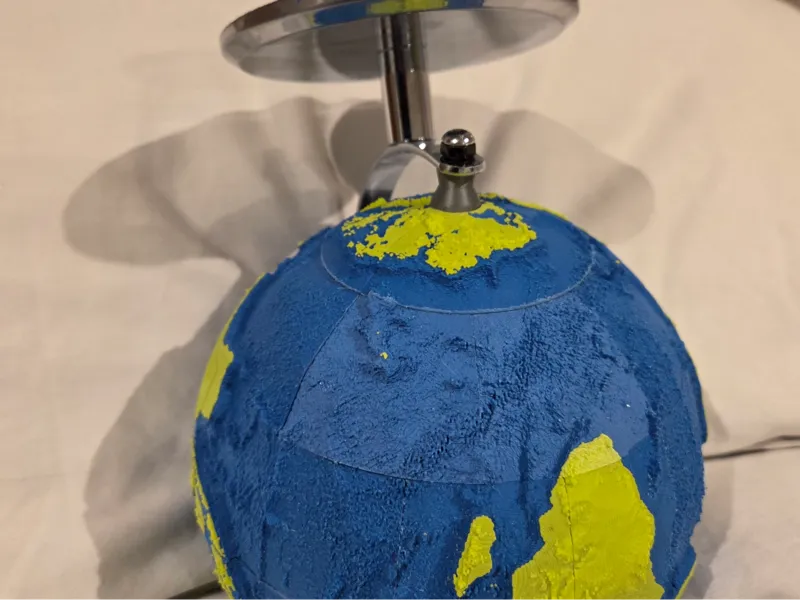 topoglobe Topographic Globe Kit 18cm Southern Half