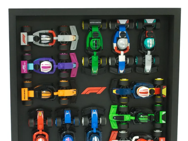 Frame for 12 Mini F1 cars L E G O