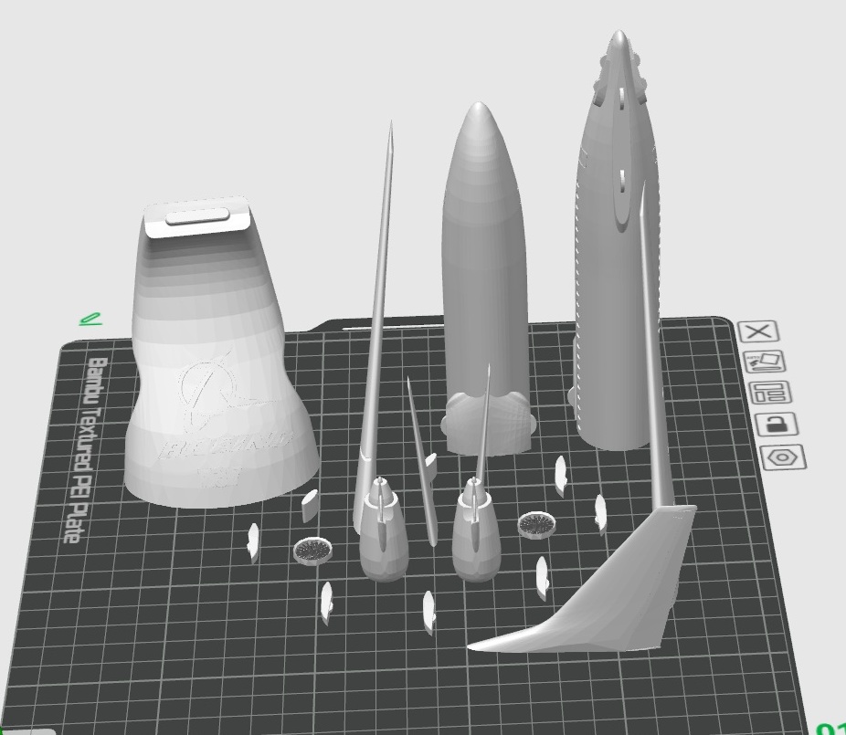 Miniatura 3 do modelo 3D Boeing 737 with base