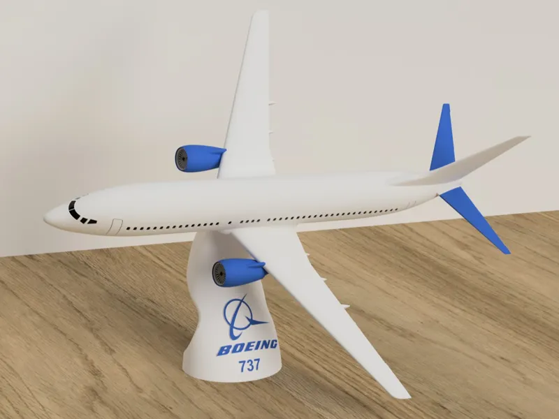 Boeing 737 with base