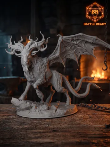 Modelo para impresión 3D: The Horned King — vista de referencia 2