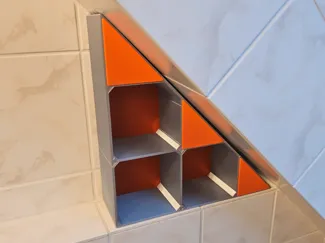 Eckregal für Dachschräge