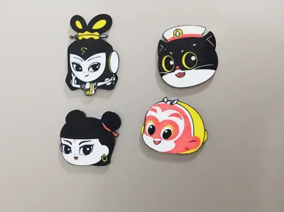 Nostalgic Cartoon Character Refrigerator Magnets